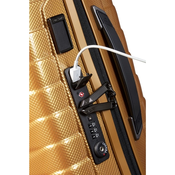 Samsonite Proxis Spinner 55 Expandable Honey Gold - Image 6