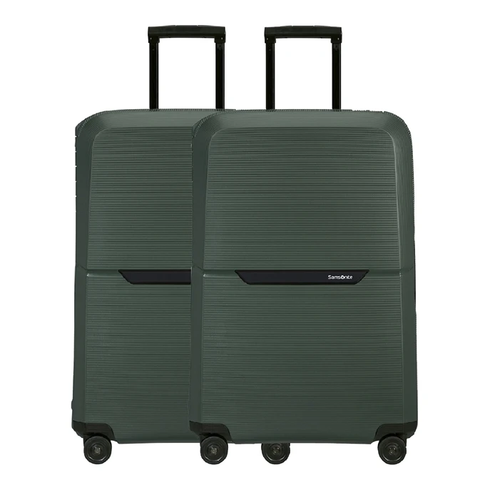 Samsonite Magnum Eco Spinner 75 Set Van 2 Forest Green