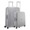 Samsonite S'Cure Spinner 55 + 75 Set Silver