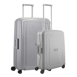 Samsonite S'Cure Spinner 55 + 75 Set Silver