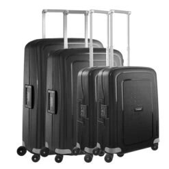 Samsonite S'Cure 4-Delige Kofferset 55/55/69/75 Black