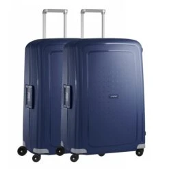 Samsonite S'Cure Spinner 75 Set Van 2 Dark Blue