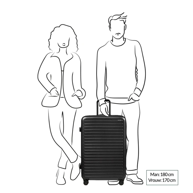 Samsonite Stackd Spinner 75 Black - Image 2