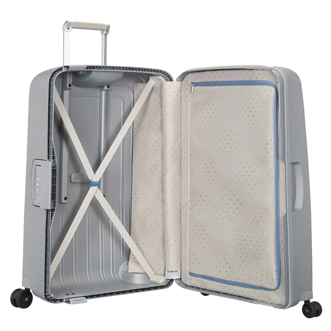 Samsonite S'Cure 4-Delige Kofferset 55/55/69/75 Silver - Image 4