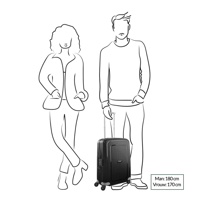 Samsonite S'Cure 4-Delige Kofferset 55/55/69/75 Silver - Image 12