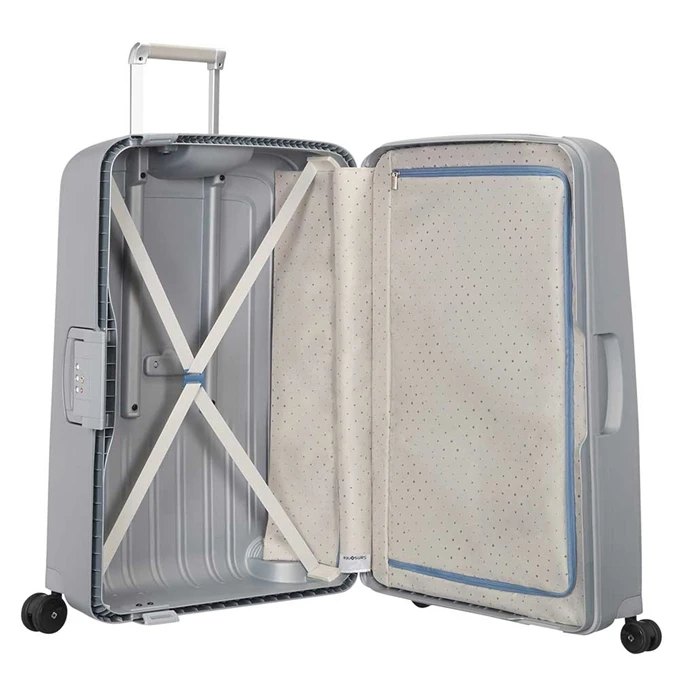 Samsonite S'Cure Spinner 75 Silver - Image 3