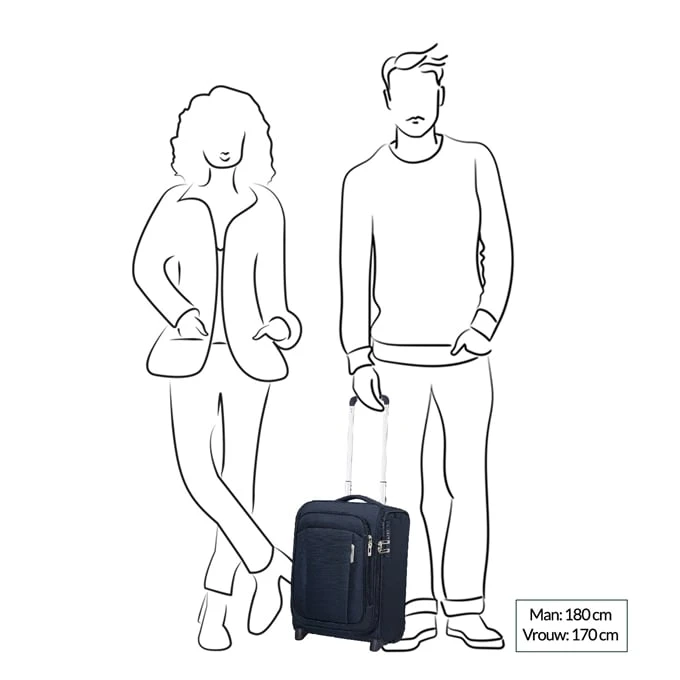 Samsonite Respark Upright 45 Underseater Midnight Blue - Image 2